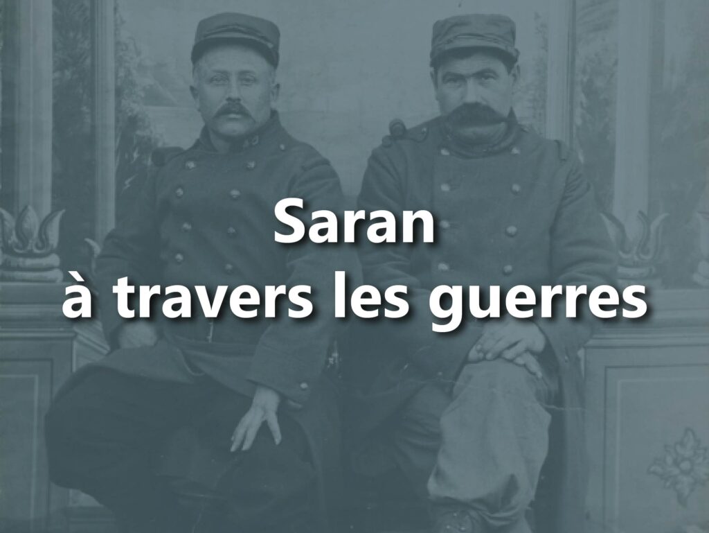 Zoom sur une photo de Soldats de la Première guerre mondiale avec un texte écrit dessus